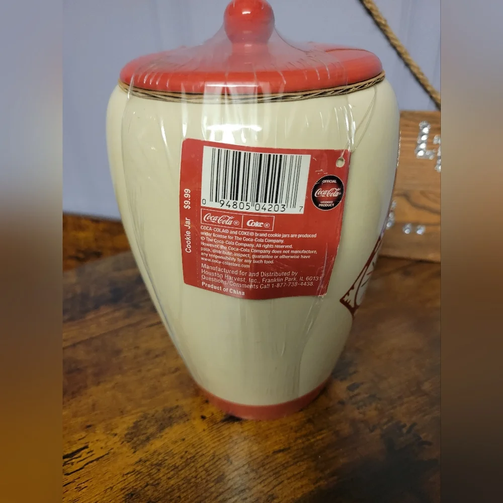 Vintage Coca-Cola cookie Jar retro diner style collectable